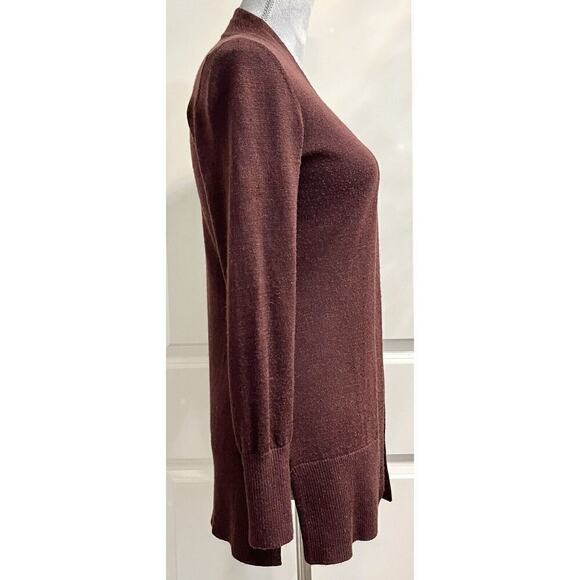 Ann Taylor Knit Open Front Wool Blend Cardigan Sweater Duster Womens Size SP - Picture 4 of 6